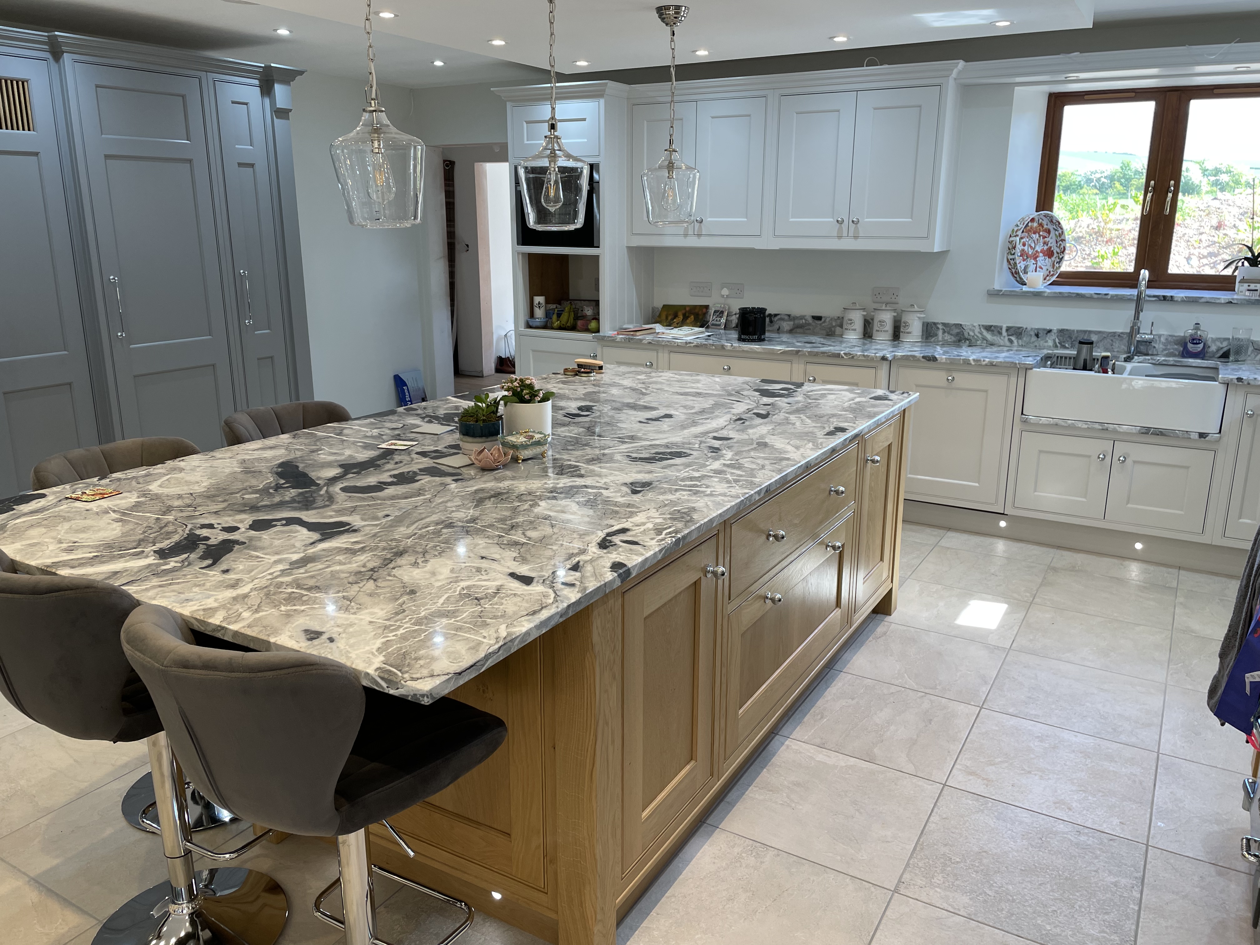 Handmade kitchen with worktop