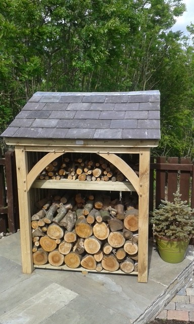 Handcrafted timber log store in Carlisle, Cumbria