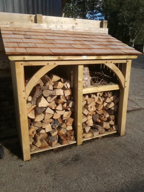 Handcrafted timber log store in Carlisle, Cumbria