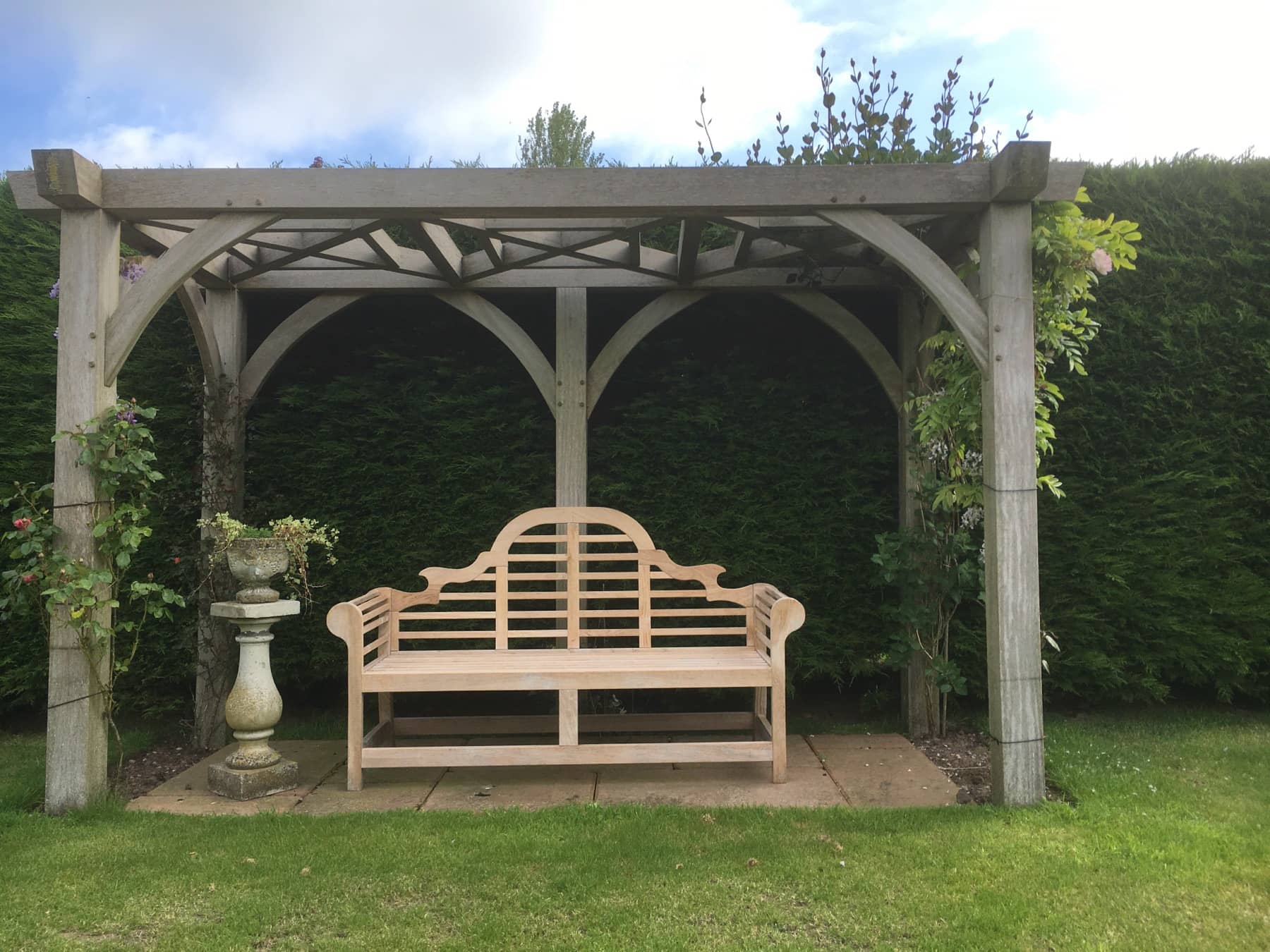 Timber pergola or arbour by Woodstyle Joinery