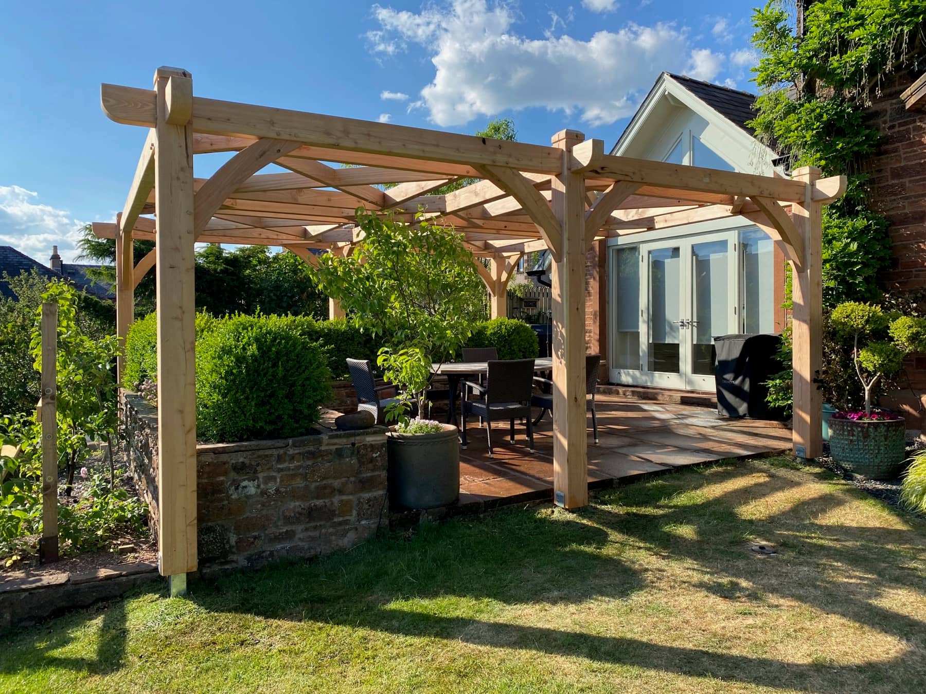 Timber pergola or arbour by Woodstyle Joinery