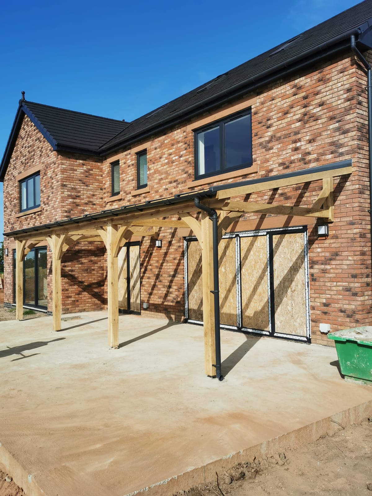 Handcrafted timber porch in Carlisle, Cumbria