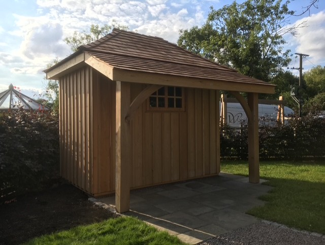 Handcrafted timber garden shed in Carlisle, Cumbria