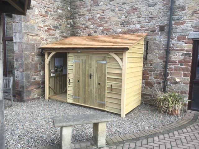 Handcrafted timber garden shed in Carlisle, Cumbria