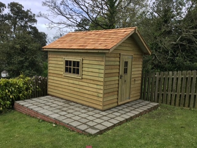 Handcrafted timber garden shed in Carlisle, Cumbria
