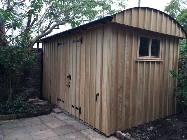 Handcrafted timber garden shed in Carlisle, Cumbria