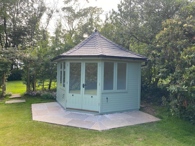 Handcrafted timber summerhouse in Carlisle, Cumbria