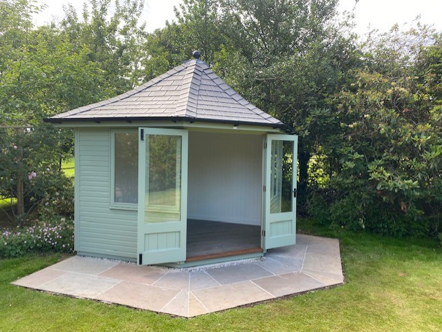 Handcrafted timber summerhouse in Carlisle, Cumbria