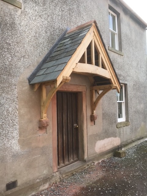 Handcrafted timber veranda in Carlisle, Cumbria