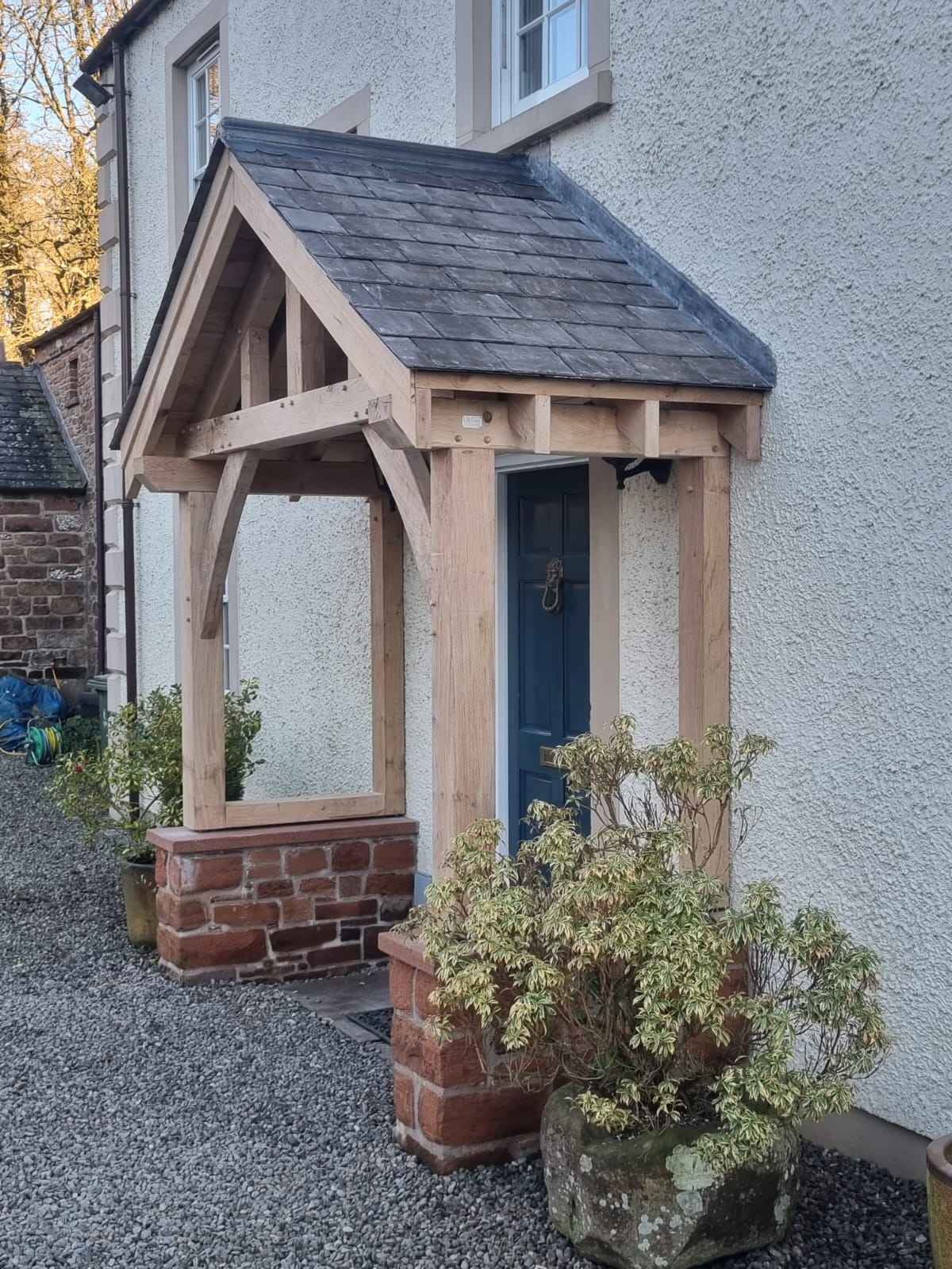 Handcrafted timber veranda in Carlisle, Cumbria